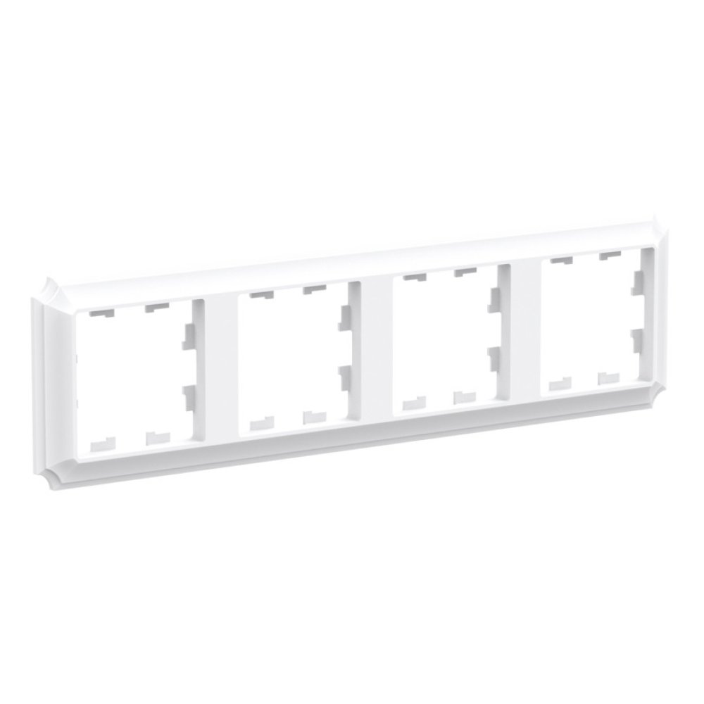 Рамка четверная Systeme Electric ATN101304 AtlasDesign ANTIQUE универсальная, Лотос