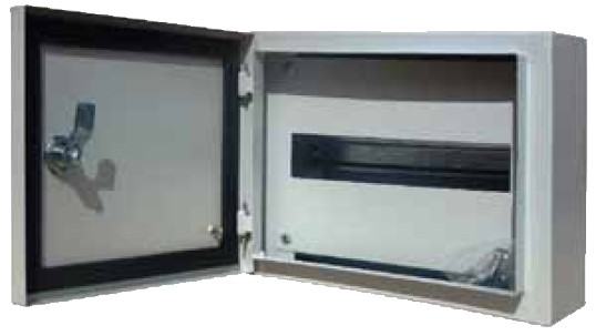 Щит DEKraft ЩРН-12 металлический навесной IP54, 12 модулей, 250х300х120