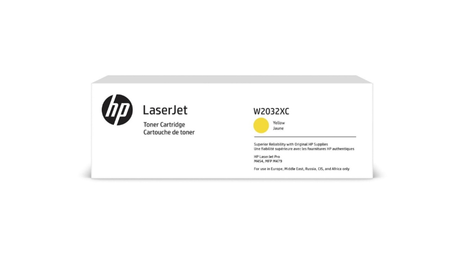 Тонер-картридж HP 415X W2032XC желтый (6000стр) для Color LaserJet Pro M454dn, dw, nw, MFP M479dw, fdn, fdw, fnw