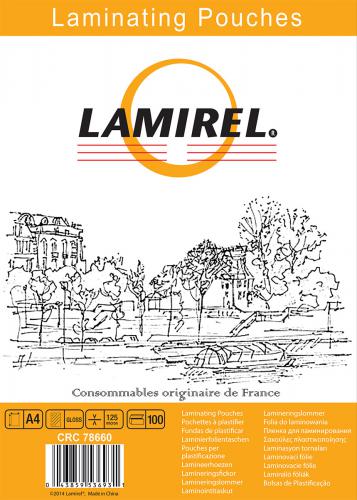   Xcom-Shop Пленка Fellowes LA-78660 для ламинирования Lamirel А4, 125мкм, 100шт