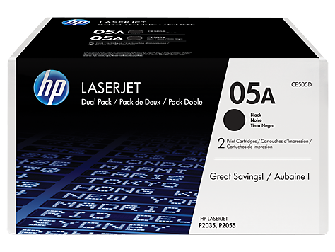 Картридж HP 05A CE505D для принтера LaserJet P2035/P2055d/P2055dn(двойной)