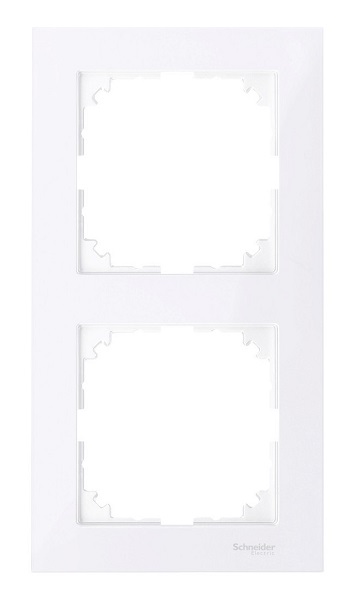 Рамка Schneider Electric MTN4020-3625 Merten SM M-Pure 2-ая белая