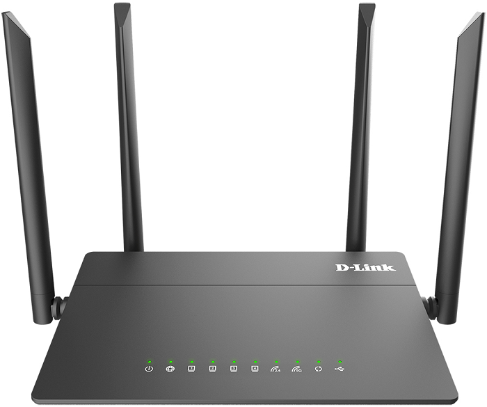 Беспроводное оборудование WiFi Маршрутизатор D-link DIR-815/RU/R4A Wi Fi 802.11b/g/n/a/ac, AC1200 с поддержкой технологии MU-MIMO, 3G/LTE и USB-портом