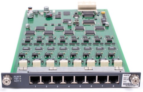Плата Avaya 700466626 MM711 ANLG Media Module RHS (абонентских/транковых) аналоговых портов (8 портов)