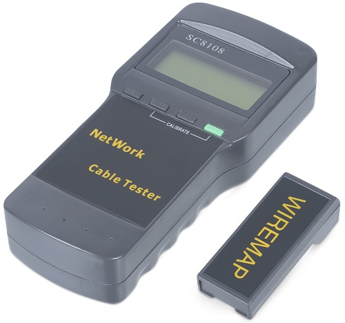 Анализаторы, тестеры LAN Тестер Cabeus CT-LCD-RJ45 для витой пары c LCD дисплеем