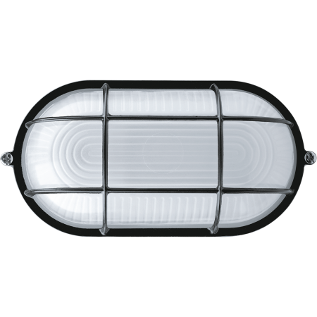 Светильник Navigator NBL-O2-60-E27/BL IP54, с решеткой, 60Вт, 230В, Е27, 105х195х85мм, черный (94808)