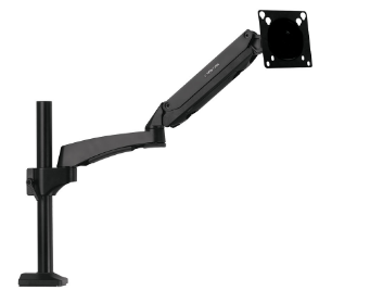 Кронштейны Kromax  Xcom-Shop Кронштейн настольный Kromax OFFICE-11 Kromax_20226 15-32, макс. 10кг, поворот и наклон, VESA 100х100, черный