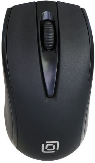   Xcom-Shop Мышь Oklick MW-1801 325M черный оптическая (1000dpi) USB для ноутбука (3but) (1091340)