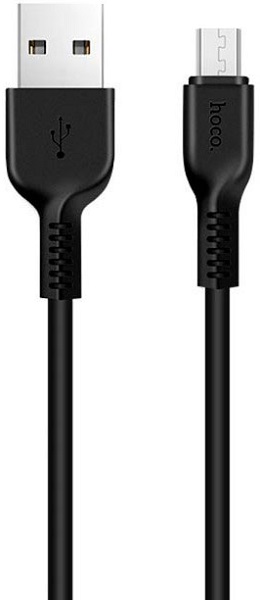 Кабель Hoco X20 6957531068884 USB 2.0, AM/microBM, черный, 2м