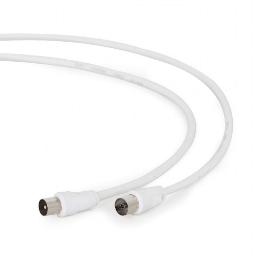 Кабель видео Cablexpert CCV-515-W-3M , Coaxial M/F, белый, 3м