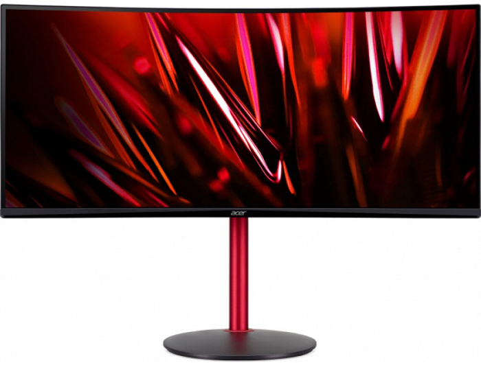 Монитор 34 Acer Nitro XZ342CUPbmiiphx UM.CX2EE.P13 VA, 21:9, 3440x1440, 144Hz, 1ms, 400nits, 178°/178°, 2*HDMI, DP, 2Wx2 , audio Out, FreeSync Premiu