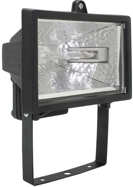 Прожектор IEK LPI01-1-0150-K02 ИО150 галоген. черный IP54