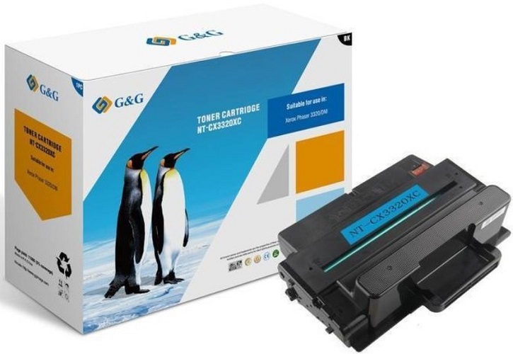 Тонер-картридж G&G GG-106R02306 аналог Xerox 106R02306 / PX3320XC 11k с чипом