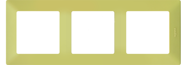 Рамка Legrand 754083 Valena LIFE, 3-ая, лайм