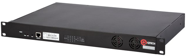 Шасси QTECH QVI-T-12E1 голосового шлюза в комплекте с модулями на 12*E1, 2*10/100/1000BASE-T, встроенный БП, 100-240В AC