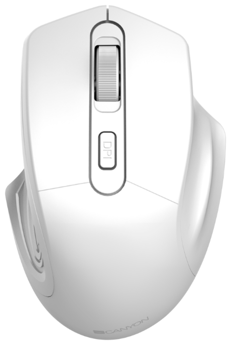   Xcom-Shop Мышь Wireless Canyon Pixart MW-15 CNE-CMSW15PW Optical 4 buttons, DPI 800/1200/1600, pearl white