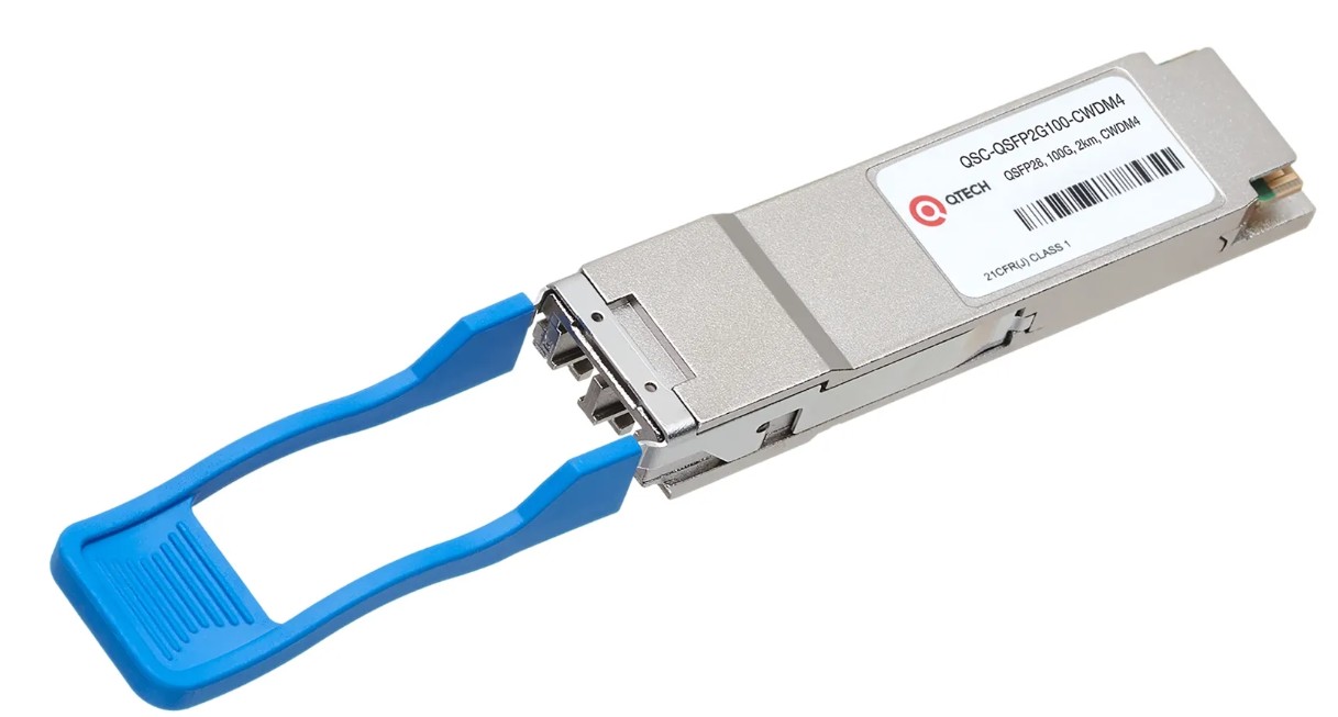 Трансивер QTECH QSC-QSFP2G100-CWDM4 100G QSFP28, CWDM4, 2км, LC