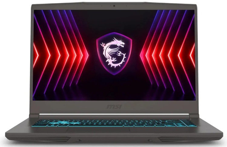 Ноутбук MSI Thin 15 B13UCX-2649XRU 9S7-16R831-2649 i5-13420H/8GB/512GB SSD/RTX2050 4GB/15.6 FHD IPS/WiFi/BT/DOS/gray