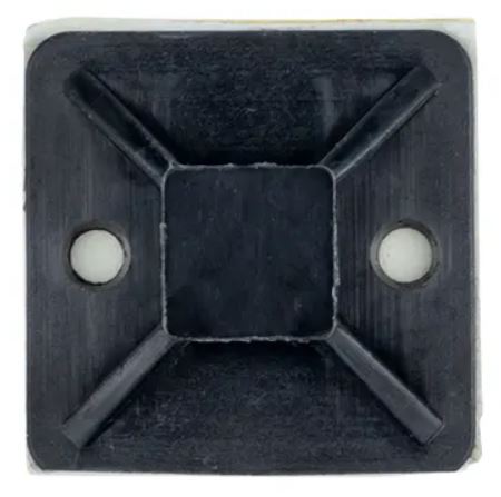 Площадка самоклеящаяся EKF plc-20x20-b (20х20мм.) черная (100шт.)