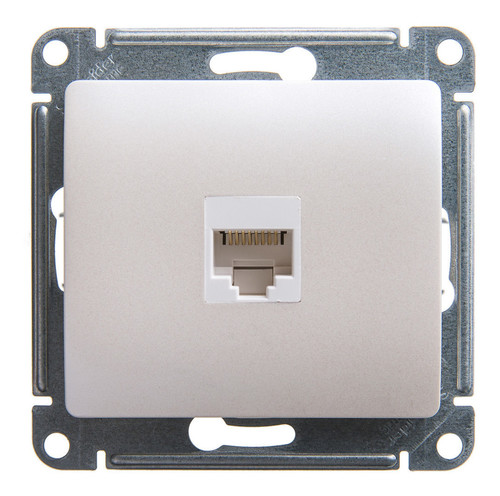 Розетка Schneider Electric GSL000681K компьютерная RJ45 кат.5E перламутр