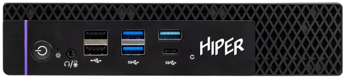 Компьютер HIPER FACTUM FT20 i3 14100/8GB/256GB SSD/UHD graphics 730/WiFi/BT/120W/Win11Pro/black
