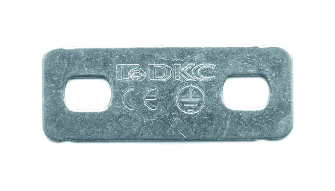 Пластина DKC 37501 никелированная, для заземления PTCE, S5 Combitech