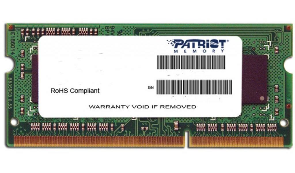  Модуль памяти SODIMM DDR4 4GB Patriot Memory PSD44G240081S PC4-19200 2400MHz CL17 1.2V SR RTL