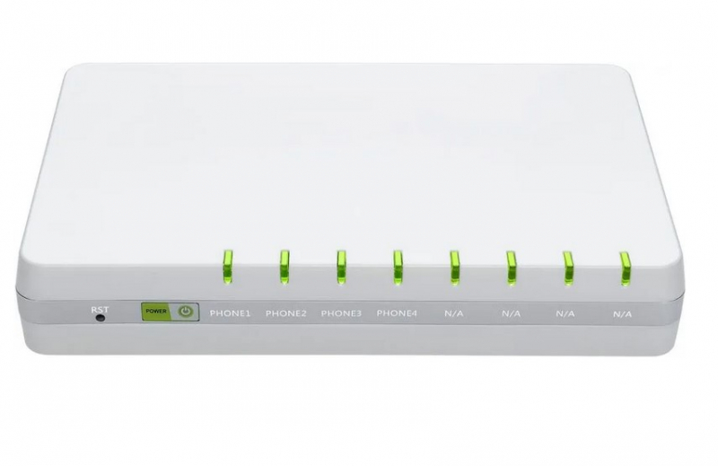 Адаптер IP-телефонии Flying Voice G508 Ip адаптер 8 FXS, 2 порта Ethernet 10/100/1000