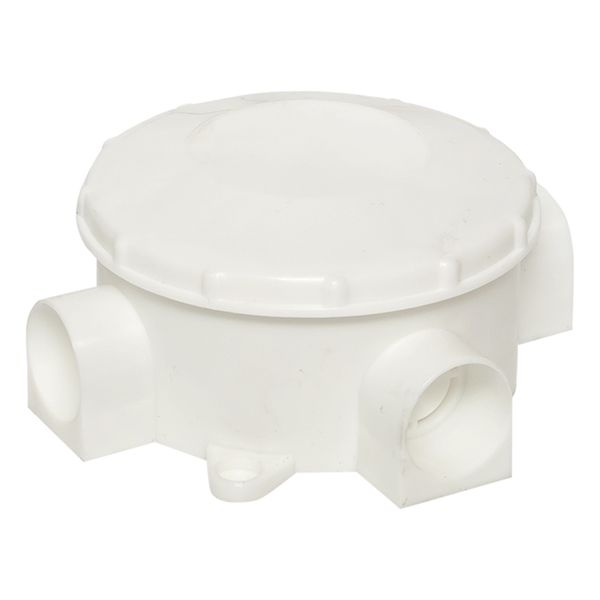 Коробка распределительная EKF plc-kmr-040-040 трехрожковая белая (70х35)
