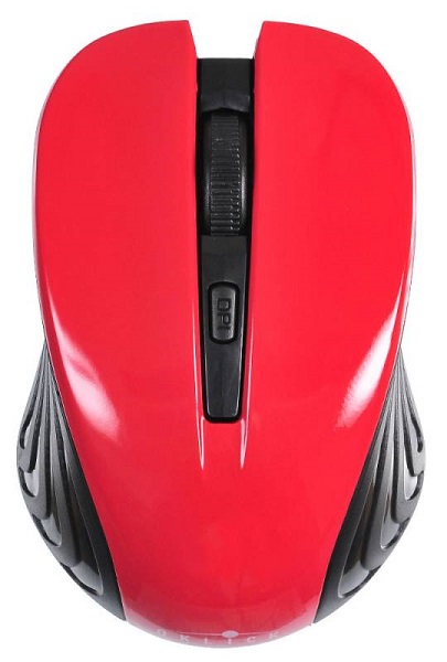   Xcom-Shop Мышь Wireless Oklick 545MW TM-5500 RED черная/красная, 1600dpi, USB, 4 кнопки