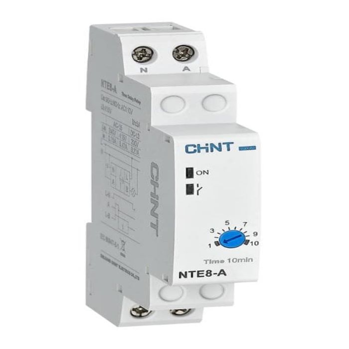 Реле времени CHINT 258347 NTE8-120А (задержка времени выключения) 12-120с, 1НО, AC230В