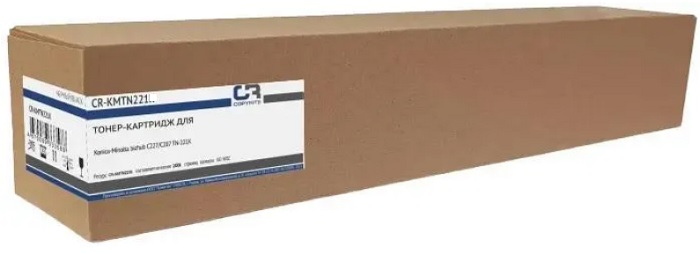  Тонер-картридж CopyRite CR-KMTN221Y для Konica Minolta bizhub C227/C287 TN-221Y, 21000стр, yellow