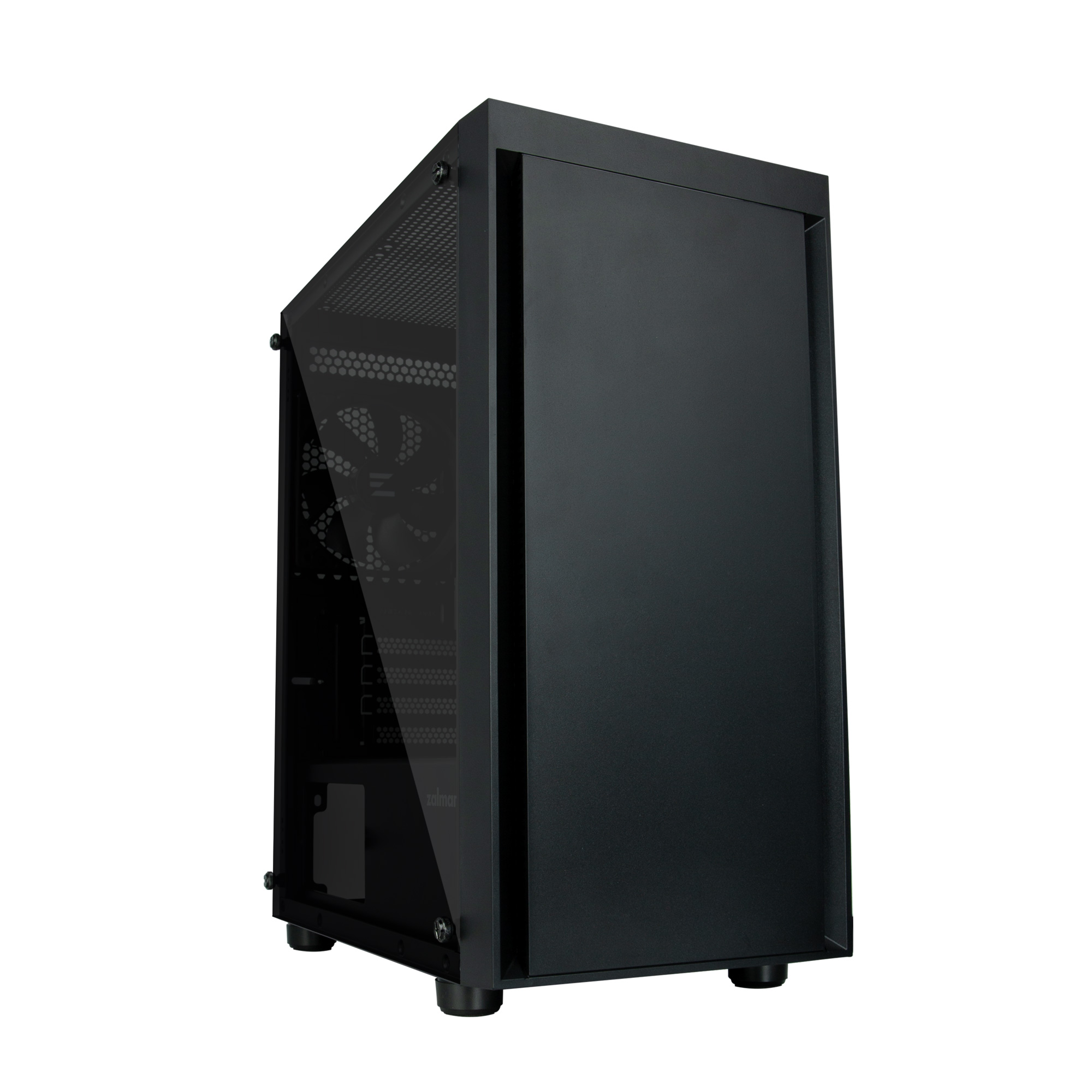 Корпус mATX Zalman T3 PLUS black, window, 2x3.5, 3x2.5, 1xUSB2.0, 1xUSB3.0, FRONT 1x120mm, REAR 1x