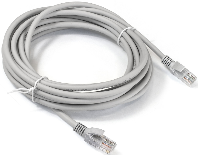 Кабель патч-корд U/UTP 5e кат. 7м Exegate UTP-RJ45-RJ45-5e-7M-LSZH-GY EX290421RUS серый