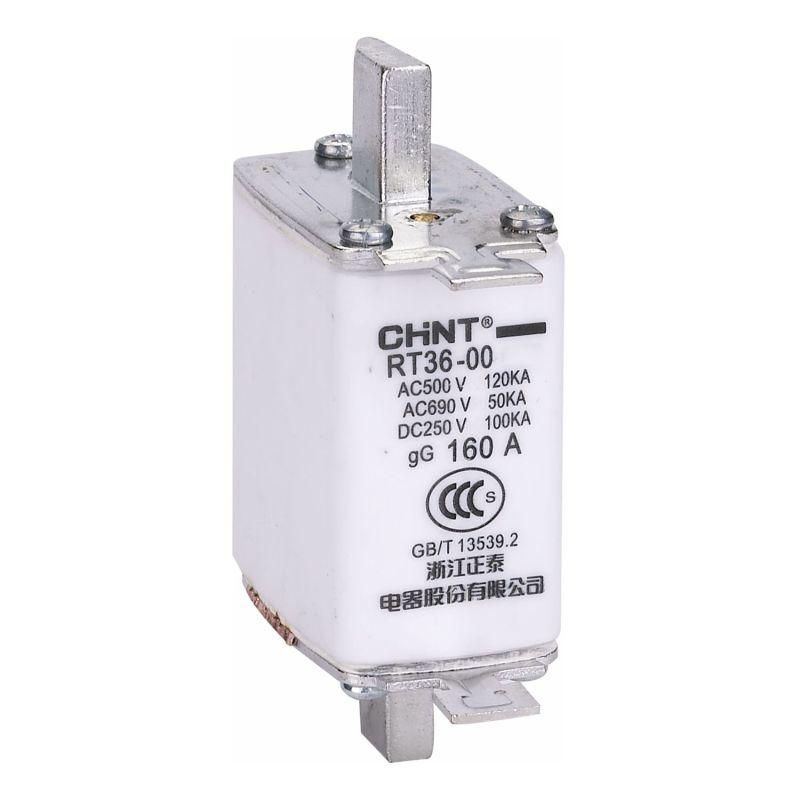 Предохранитель CHINT 521507 RT36-00-160, габарит 00, 16А