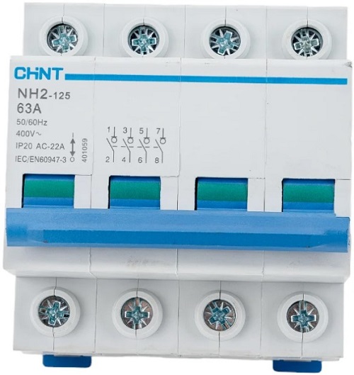 Выключатель нагрузки CHINT 401059 4P, 63А, NH2-125