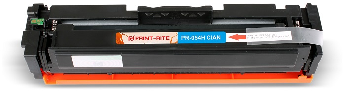 Картридж Print-Rite PR-054H CIAN 054H Cian голубой (2300стр.) для Canon LBP 621Cw/623Cdw/641Cw/643Cdw