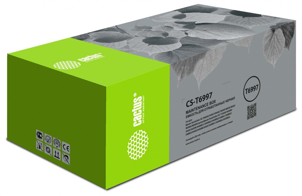 Бункер Cactus CS-T6997 (T6997 емкость для отработанных чернил) для Epson SureColor SC-P6000/7000/8000 (упак.:1шт)