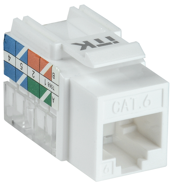 Модуль Keystone RJ45 UTP ITK CS1-1C06U-11 кат. 6 110 IDC 90 град.