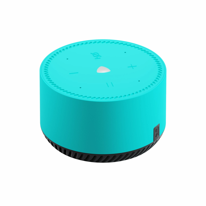 Колонка Яндекс YNDX-00025G Умная Станция Лайт Алиса бирюзовый 5W 1.0 BT 10м