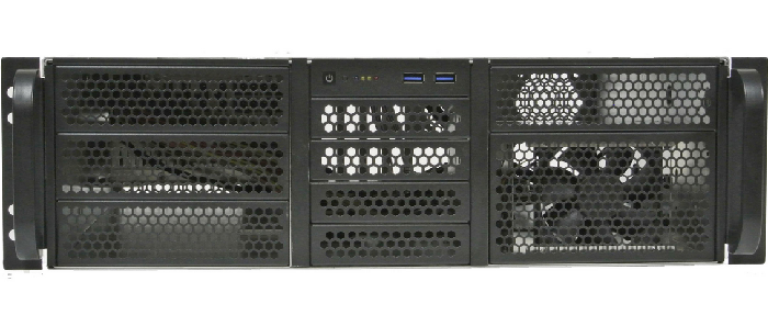 Корпус серверный 3U Procase RE306-D4H7-C-48 4x5.25 ext+7*3,5 int ,черный,без блока питания,глубина 480мм,MB CEB 12x10.5