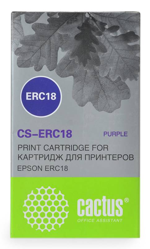 Картридж Cactus CS-ERC18 фиолетовый для Epson ERC 18/ER4615-R
