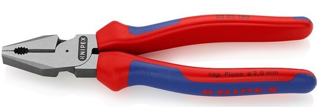 Плоскогубцы Knipex KN-0202180 комбинированные особой мощности L-180мм