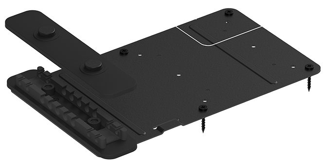 Кронштейн Logitech Tap PC Mount 939-001825 с компенсацией натяжения для мини-ПК и компьютеров Chromebox