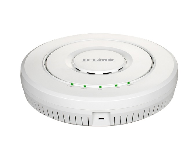  Точка доступа D-link DWL-8620AP/UN/A1A Wi Fi 802.11a/b/g/n/ac, 2xLAN 10/100/1000Base-T (LAN1 с поддержкой PoE 802.3at), с поддержкой MU-MIMO