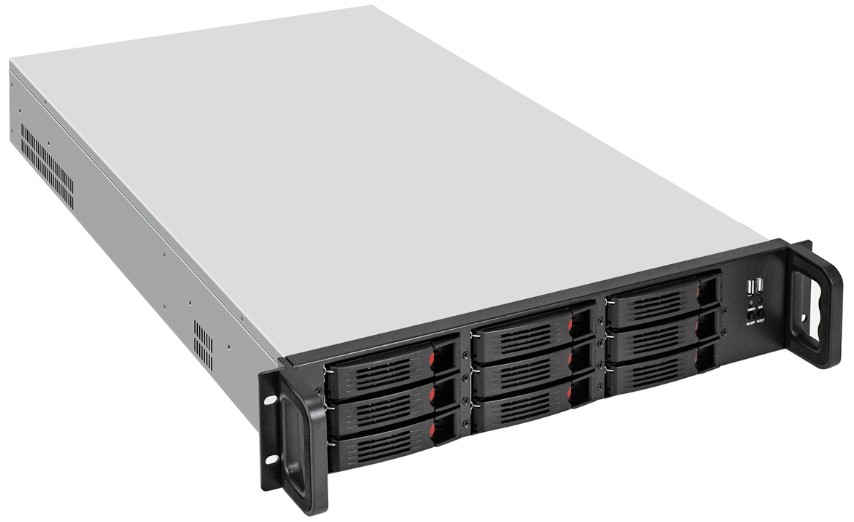 Корпус серверный 2U Exegate Pro 2U650-HS09 EX296378RUS RM 19, глубина 650, БП 2U-920ADS, 9*HS, 2*USB