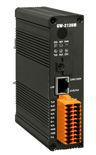Преобразователь ICP DAS GW-2139M CR BACnet MS/TP to Modbus TCP Gateway