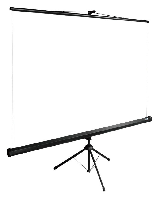 Экран Cactus CS-PSTE-160X160-BK 1:1 напольный рулонный