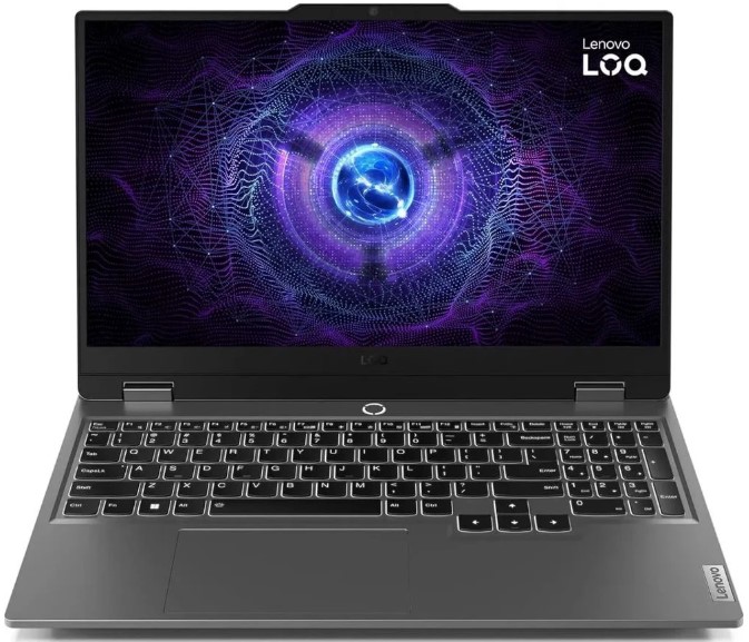 Ноутбук Lenovo LOQ 15IAX9 83GS00ELRK i5-12450HX/24GB/512GB SSD/GeForce RTX 4050 6GB/15.6 IPS/WiFi/BT/cam/noOS/grey