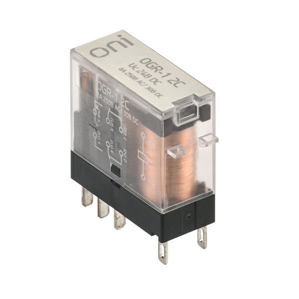 Реле IEK OGR-1-2C-DC24V-L-B промежуточное Oni OGR-1 24В